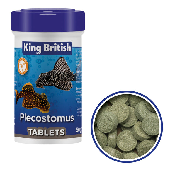 King British Plecostomus Food Tablets 50g