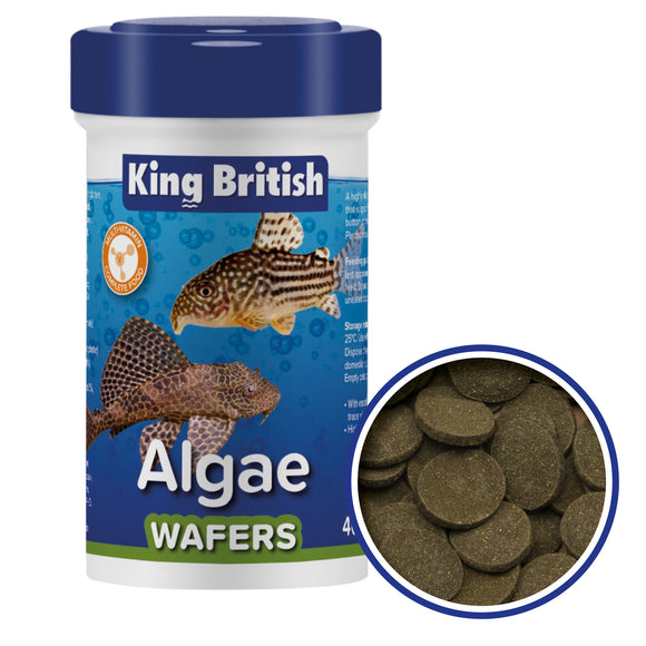 King British Algae Wafer Fish Food 100/200g
